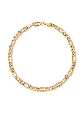 14K Gold Figaro Chain | Everyday Bracelet By Tehrani Jewelry